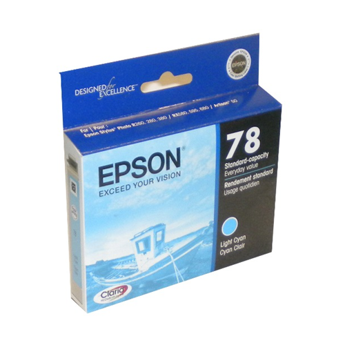 T078520S Epson 78 Light Cyan Original Ink Cartridge